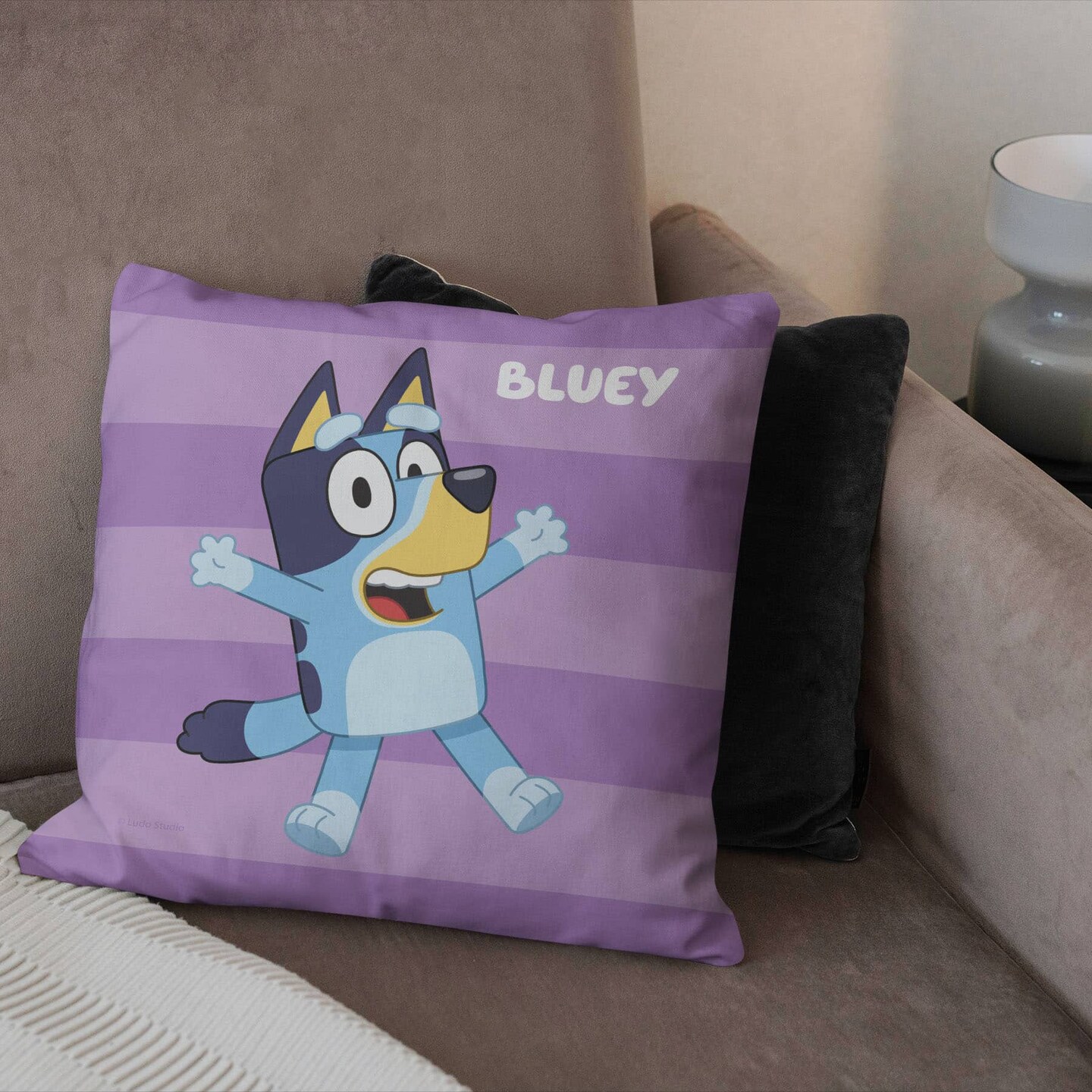 Bluey Roll Call Throw Pillow 18&#xD7;18 Inches