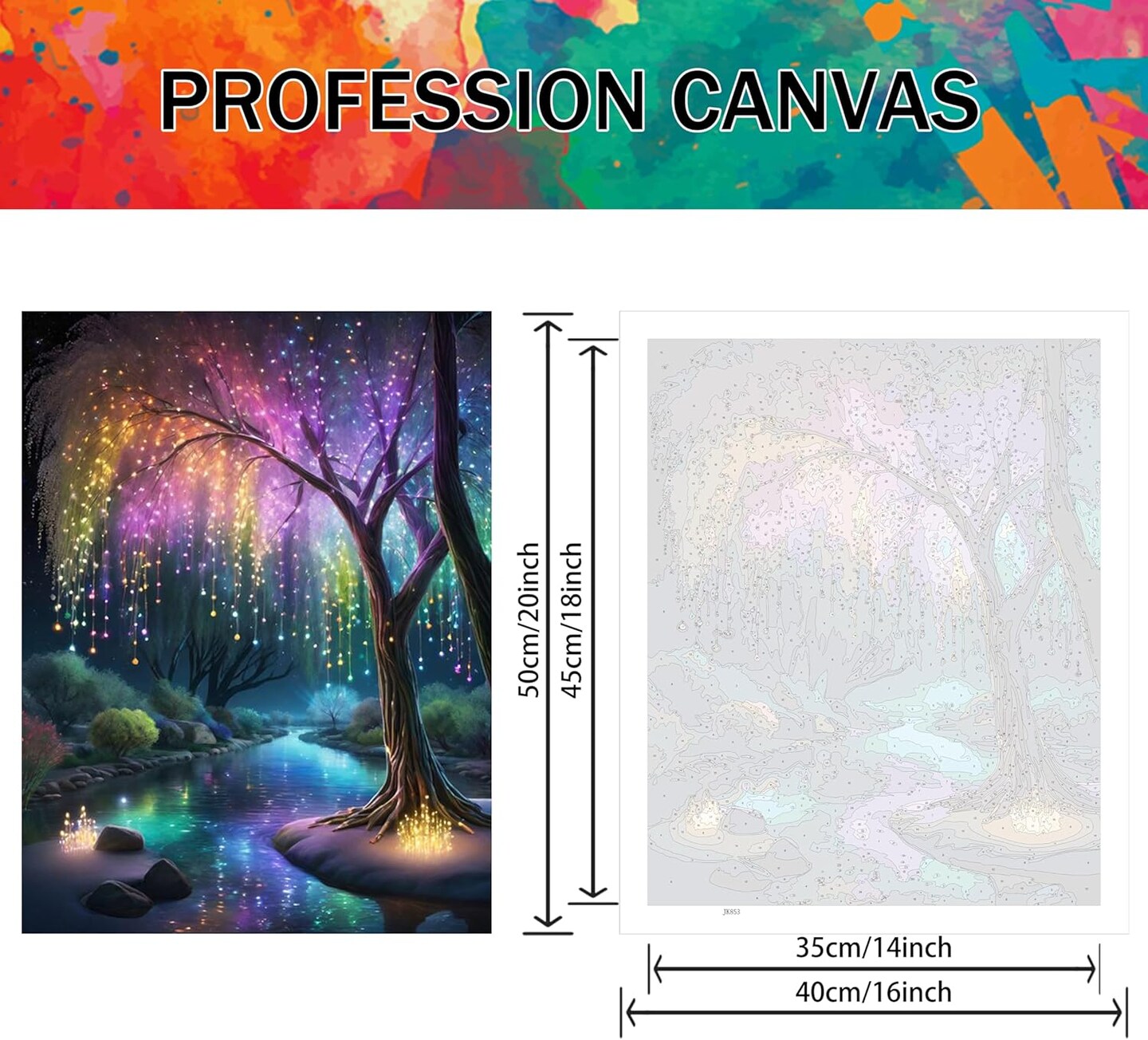 Tree Paint by Number Kits for Adults-Tree of Life Paint by Numbers Kits for Adults,Tree of Life Paint by Number Kits on Canvas Perfect for Gifts Home Wall Decor(16x20inch)