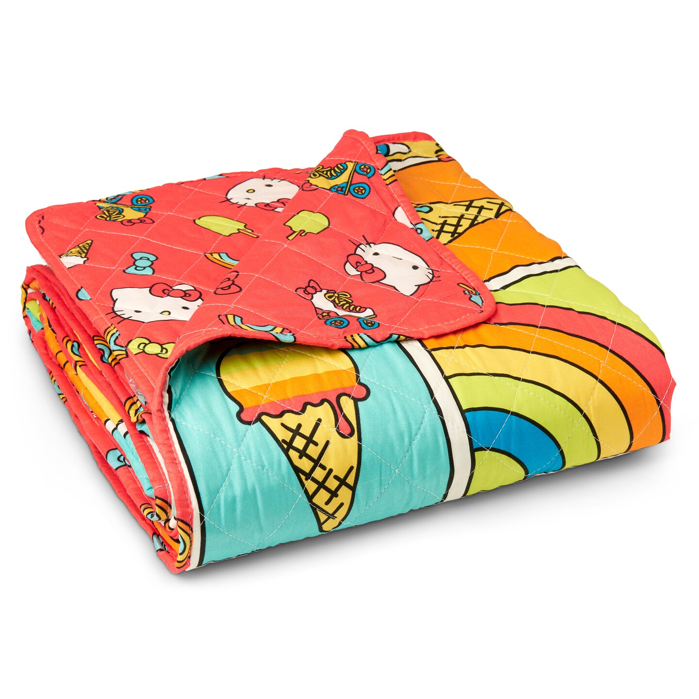 Sanrio Hello Kitty and Friends Quilted Blanket