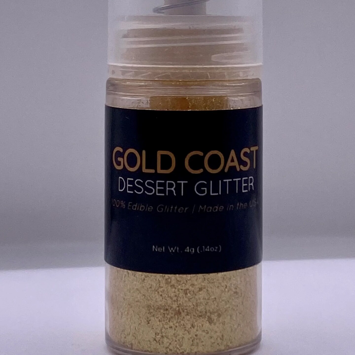 4g Gold Coast Edible Glitter Dust Pump for Cake Decorating