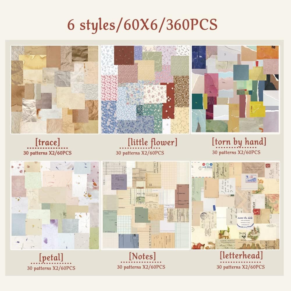 Vintage Scrapbooking Supplies Pack