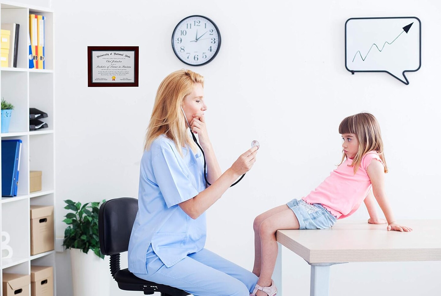 8.5x11 Mahogany Gallery Certificate and Document Frame - Wide Molding - Includes Both Attached Hanging Hardware and Desktop Easel - Award, Certificates, Documents, a Diploma, or a Photo 8.5 x 11