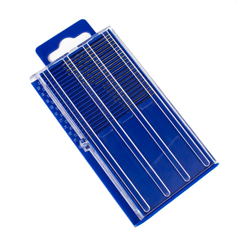 Excel Blades 20-Piece Fine High-Speed Steel Drill Bit Set (#61- #80)