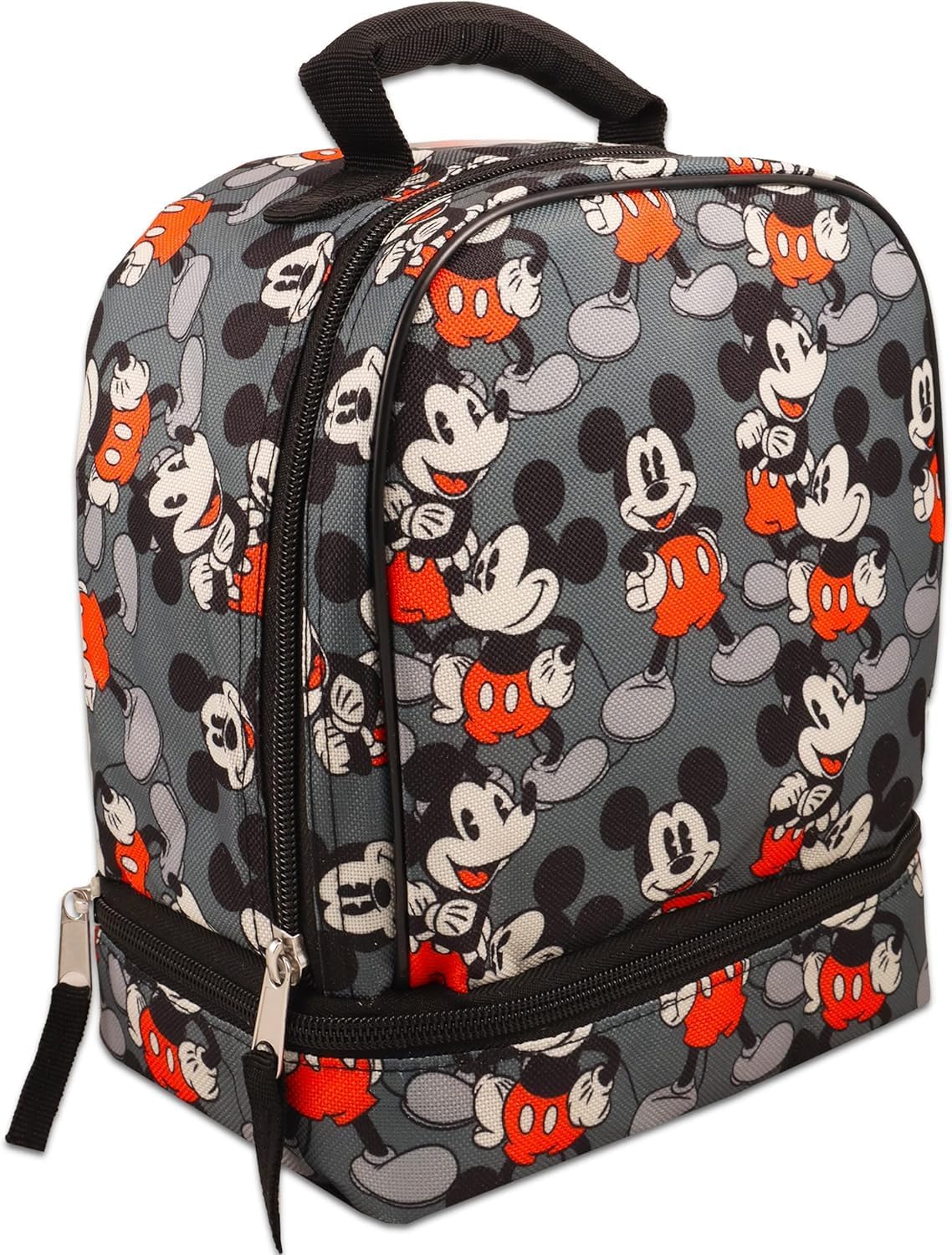 Mickey Mouse Lunch Box for Boys Set - Bundle with Insulated Mickey Lunch Bag