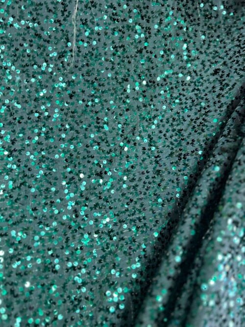 1 Yard Sequin Taffeta Fabric Sparkly Costume & Event Material 50–54 Inches Wide