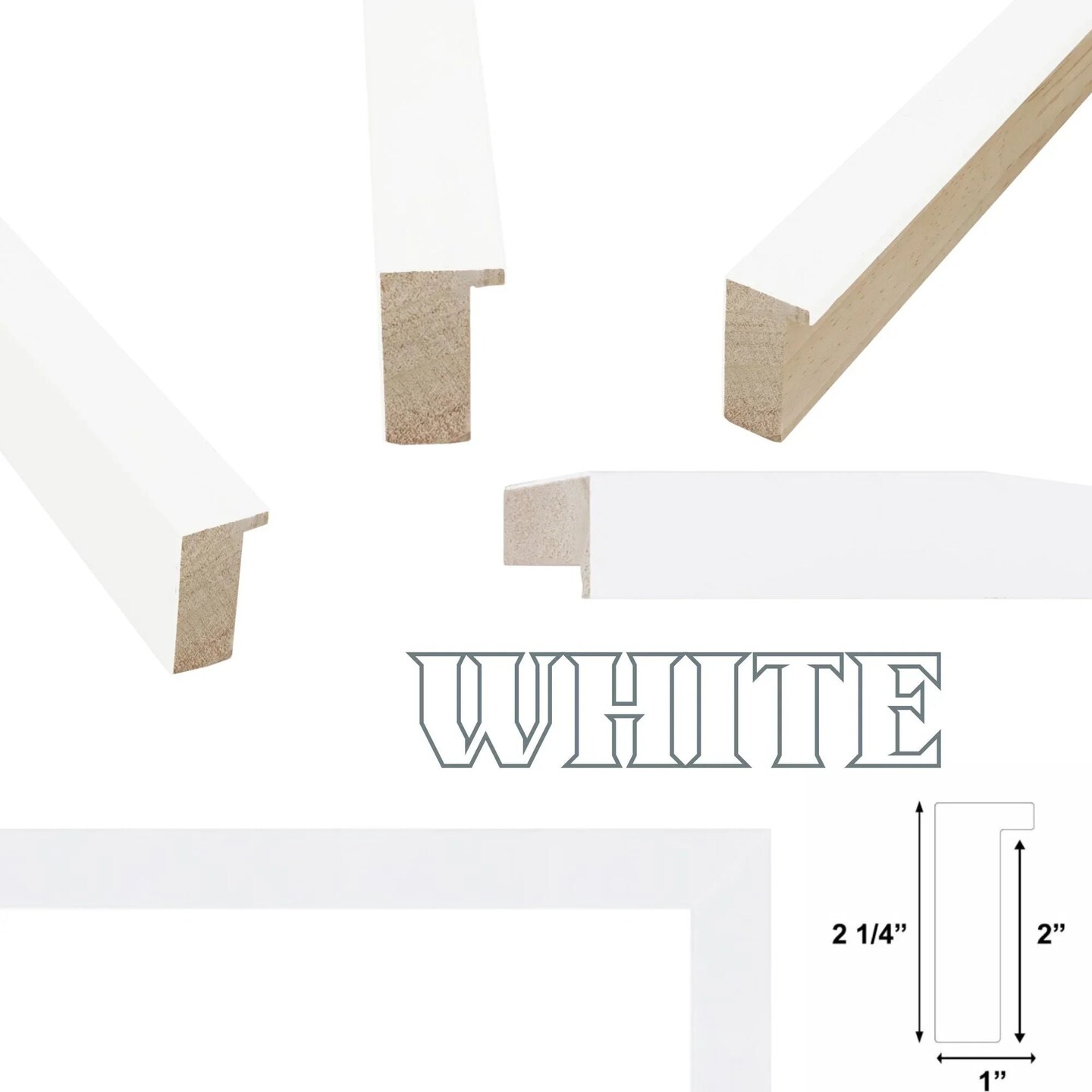 6x6 Shadow Box Frame | Deep Black Picture Frame 6 x 6 Display Case