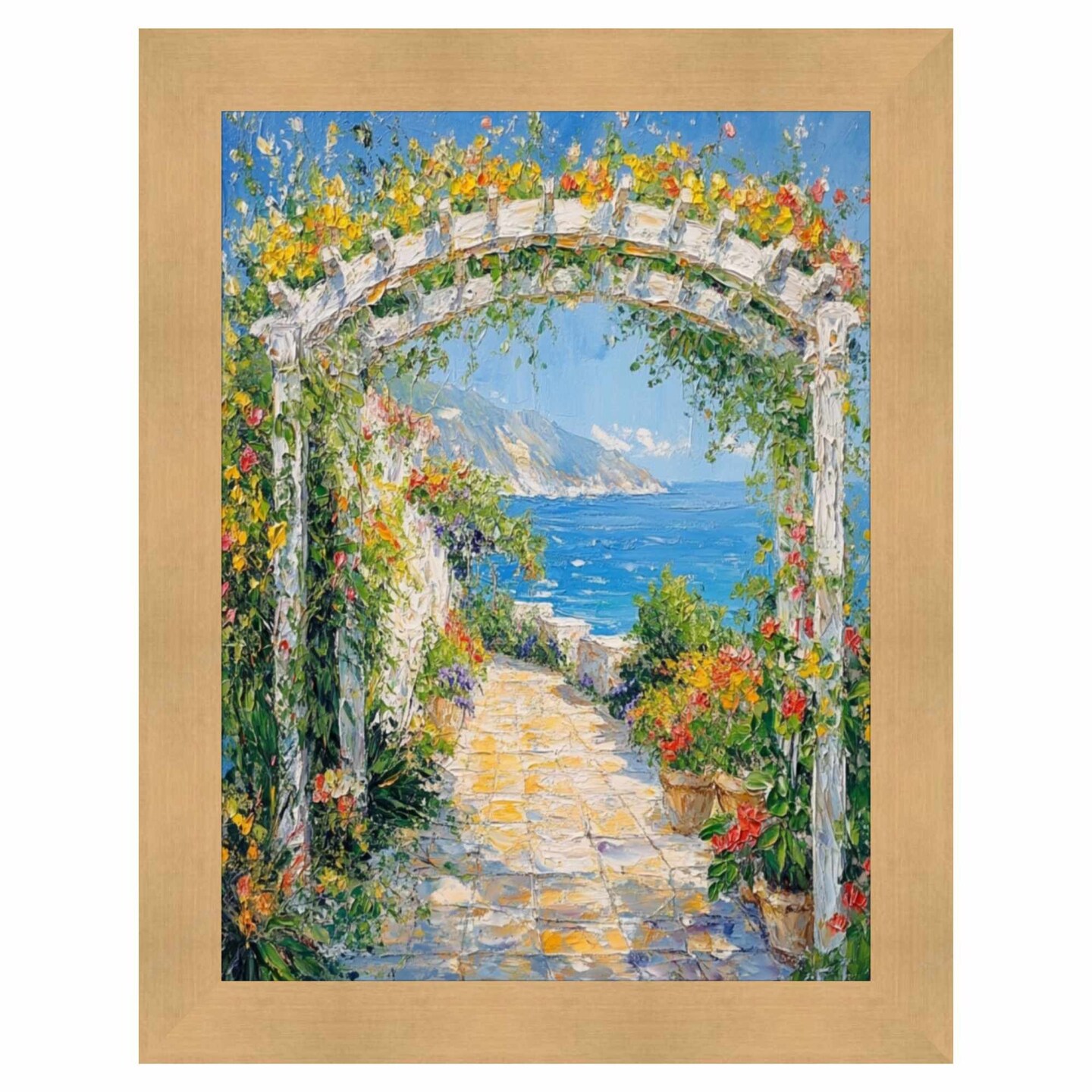 Brushed Gold Metal Bronze Picture Frame 24x24 frame