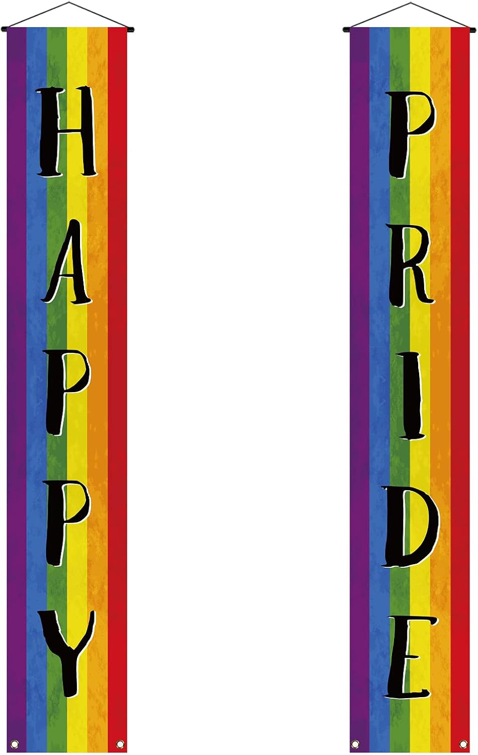 Gay Pride Decoration Outdoor Happy Pride Porch Banner LGBT Pride Day Pride Month Pride Prom Rainbow Party Decoration and Supplies