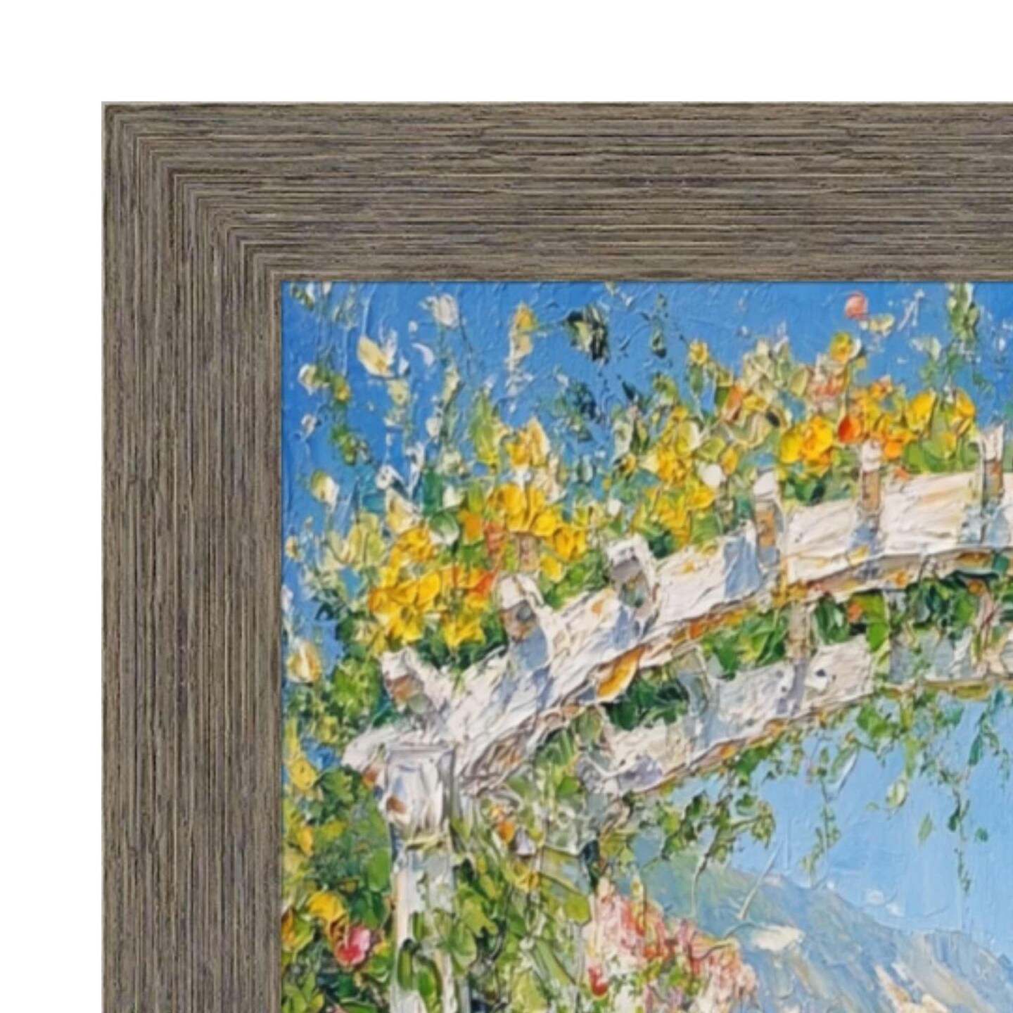 Gray Weathered Wood Picture Frame - Farmhouse Chabi Chic 16x20 frame