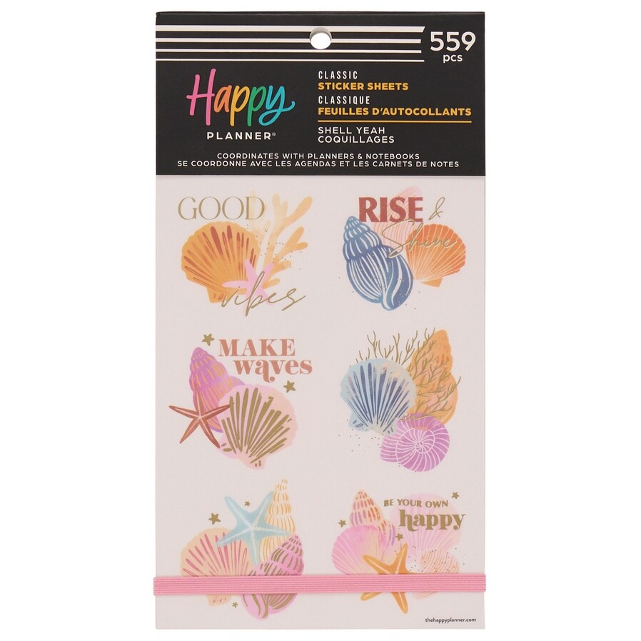 Happy Planner Sticker Value Pack 30/Sheets-Shell Yeah, Count: 1 | Michaels