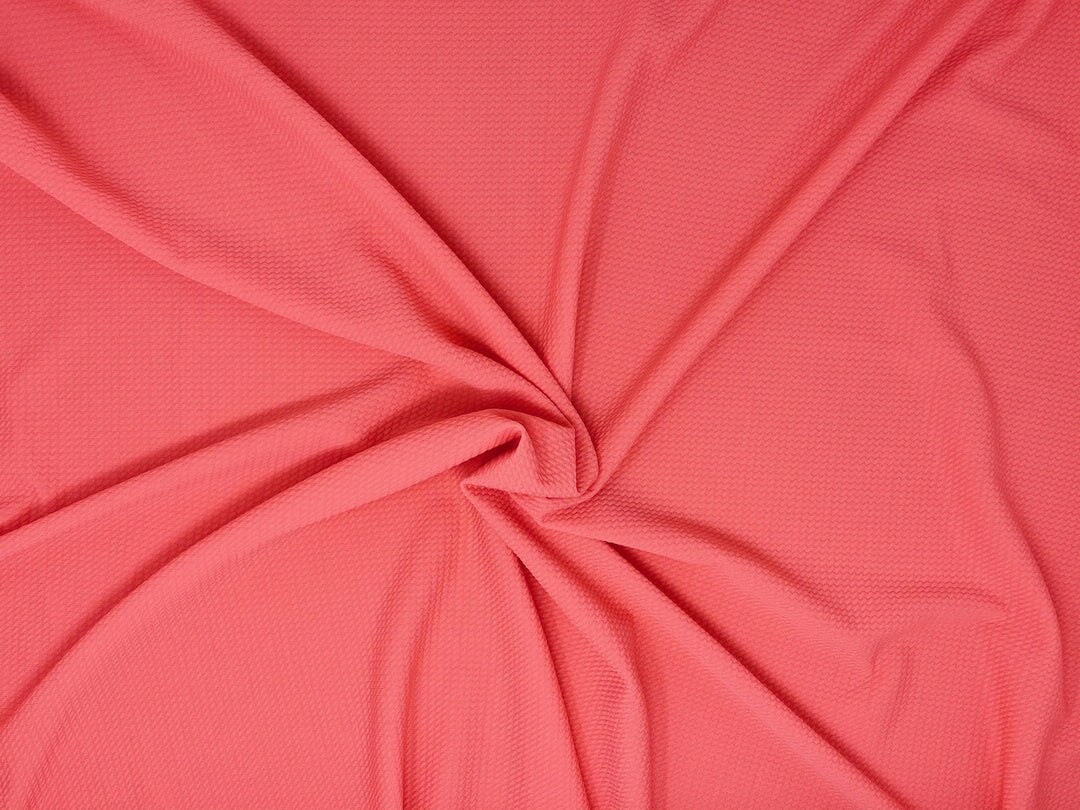 1 Yard Bullet Knit Fabric Solid Color For Structured Garments Bows Headwraps 60 Inch Wide