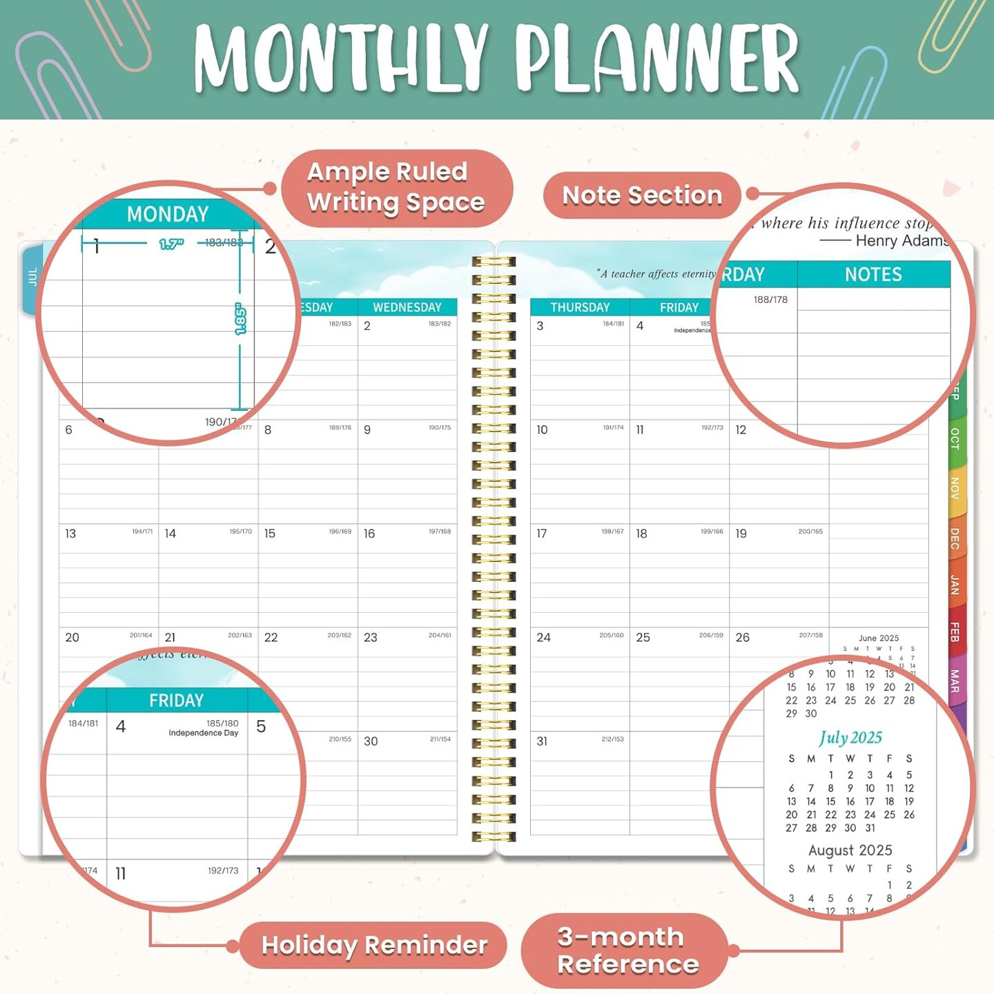 Teacher Planner 2025-2026 - Teacher Lesson Planners