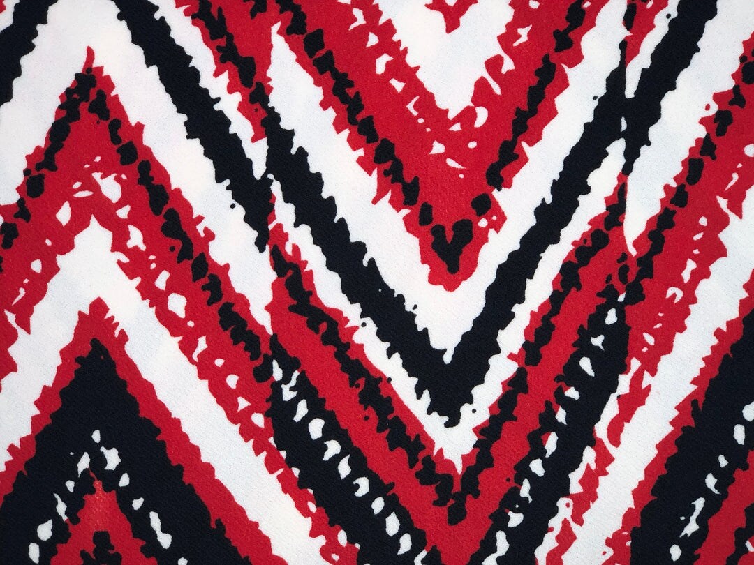 1 Yard Liverpool Knit Geometric Print Fabric For Dresses Tops Skirts ...