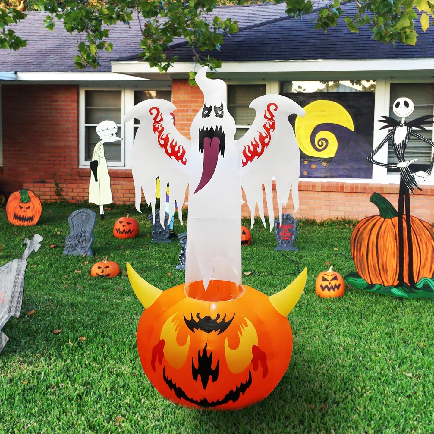 Halloween Inflatables Ghost Outdoor Decorations