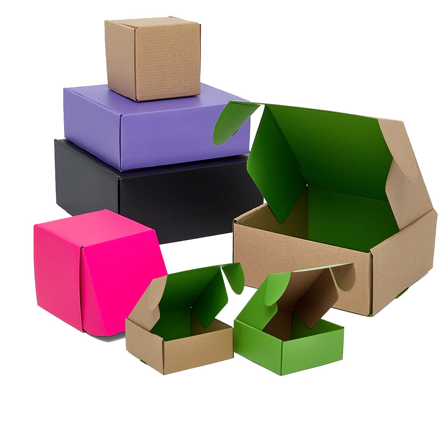 Versatile Mailing Boxes Perfect for Safe Shipping and Storage 4'' x 4'' x 4''