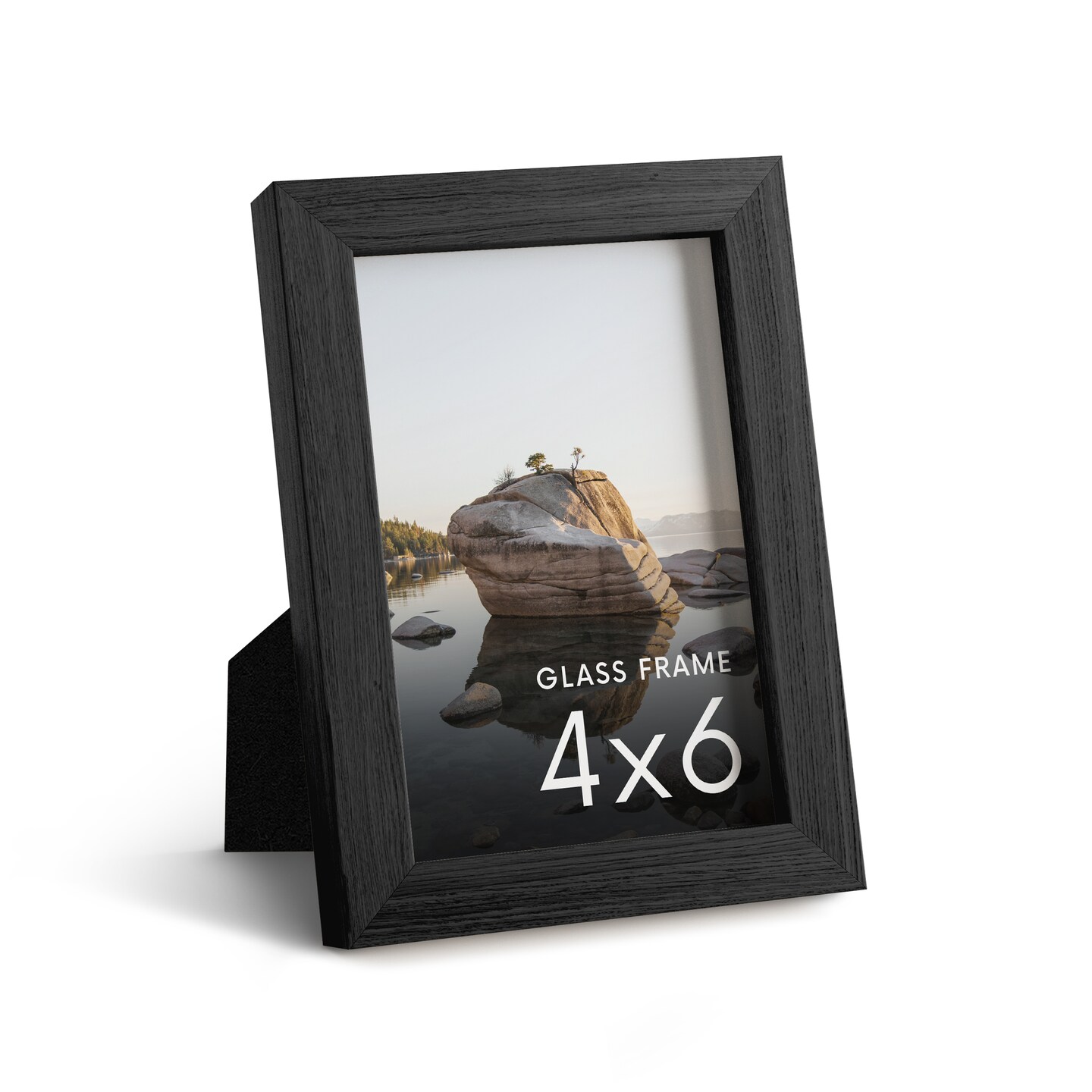 Haus and Hues Oak Wood Picture Frames Matted with Real Glass