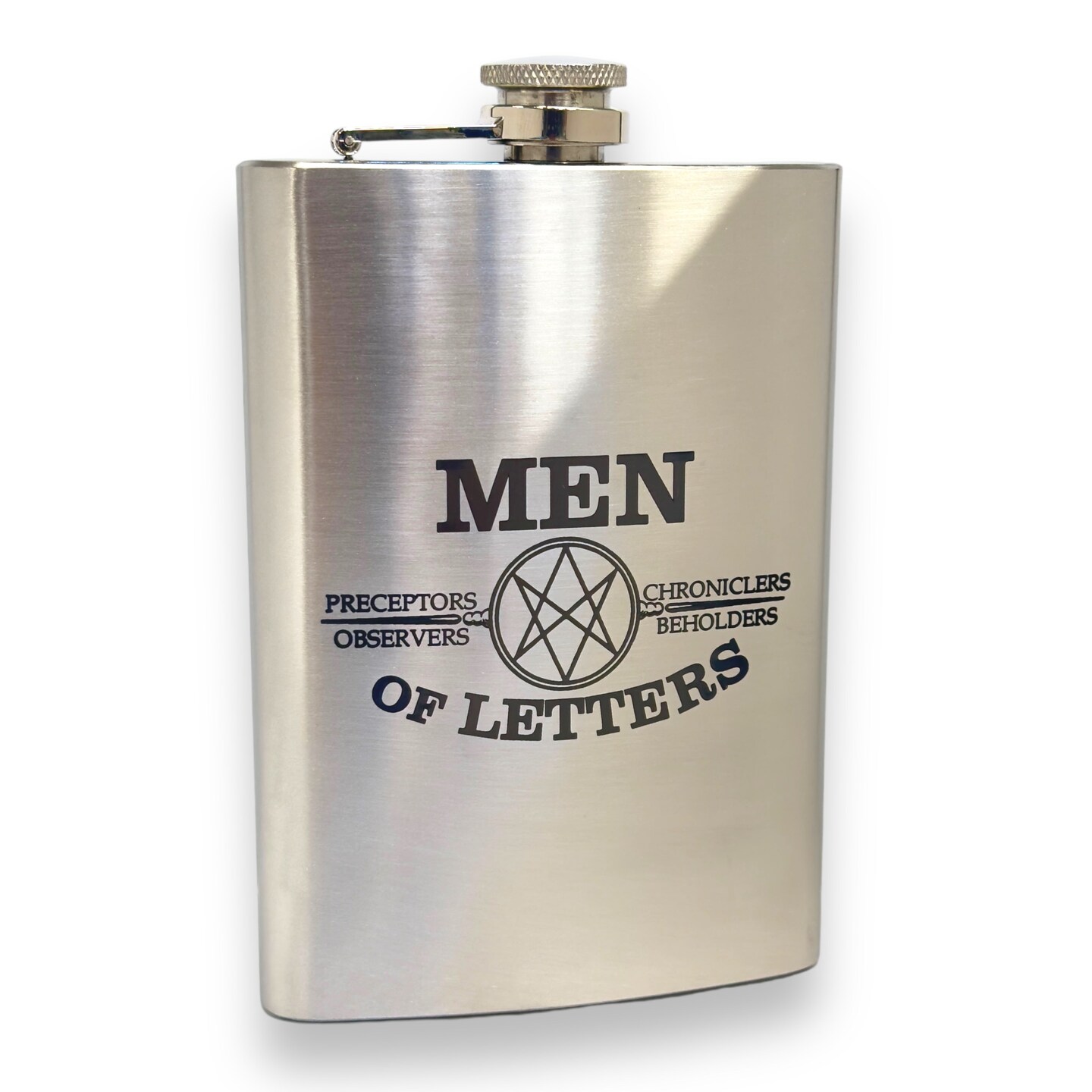 8oz Men of Letters Stainless Steel Flask