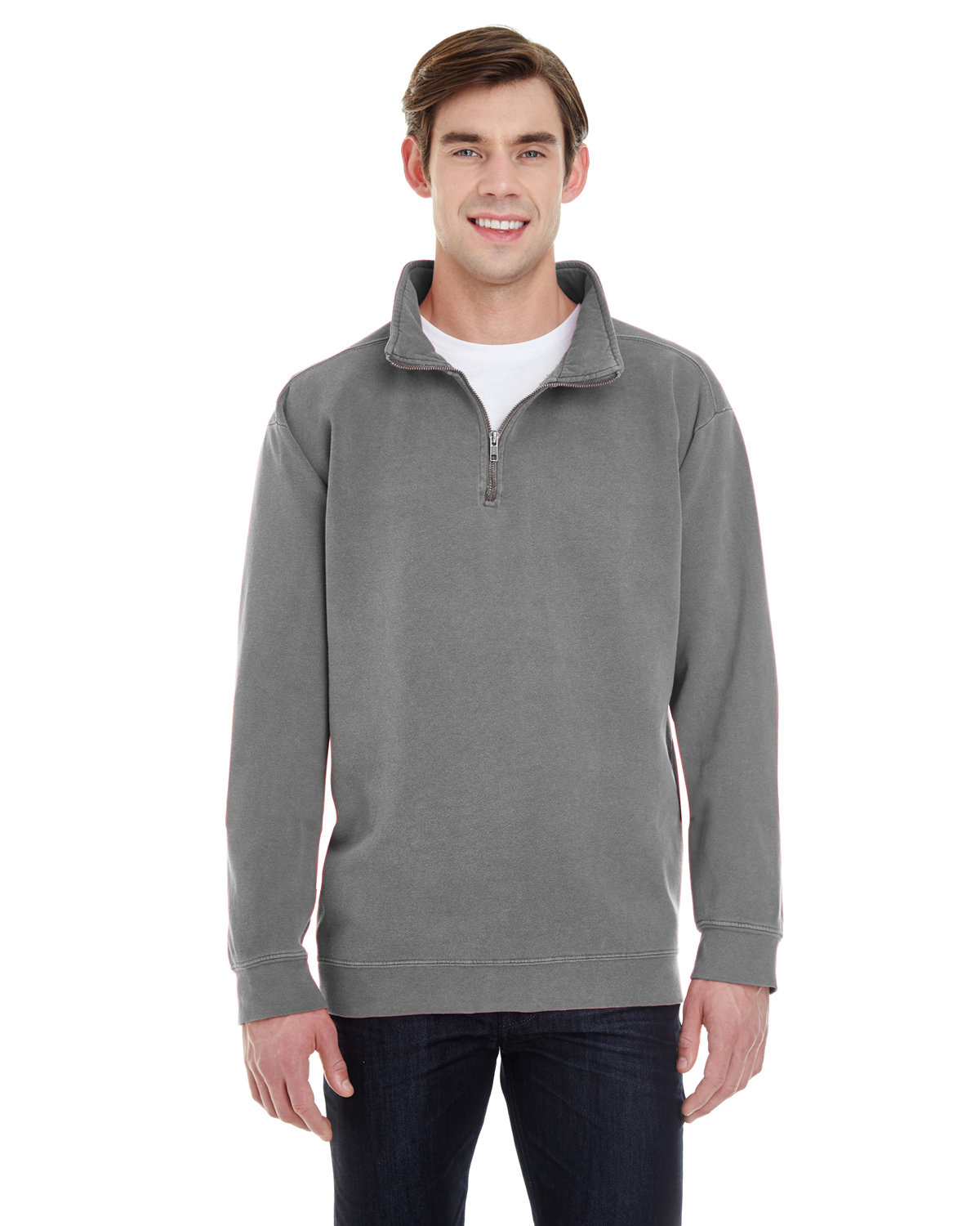 Comfort Colors&#xAE; Stylish Quarter Zip Sweatshirt