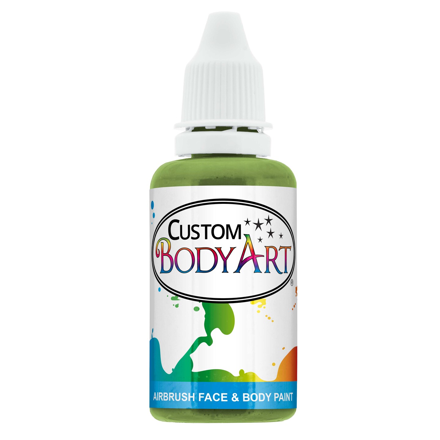 Lime Green Airbrush Face &#x26; Body Water Based Paint for Kids, 1 oz.