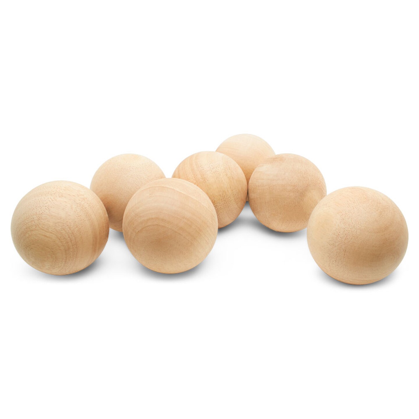 Wooden Balls, Assorted Unfinished, Round, Birch Hardwood Craft Balls | Woodpeckers