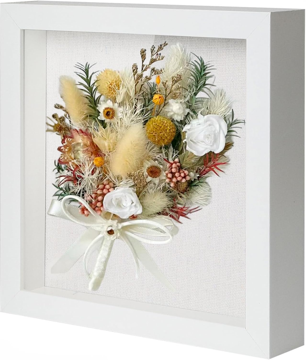 Shadow Box Picture Frame with Linen Board