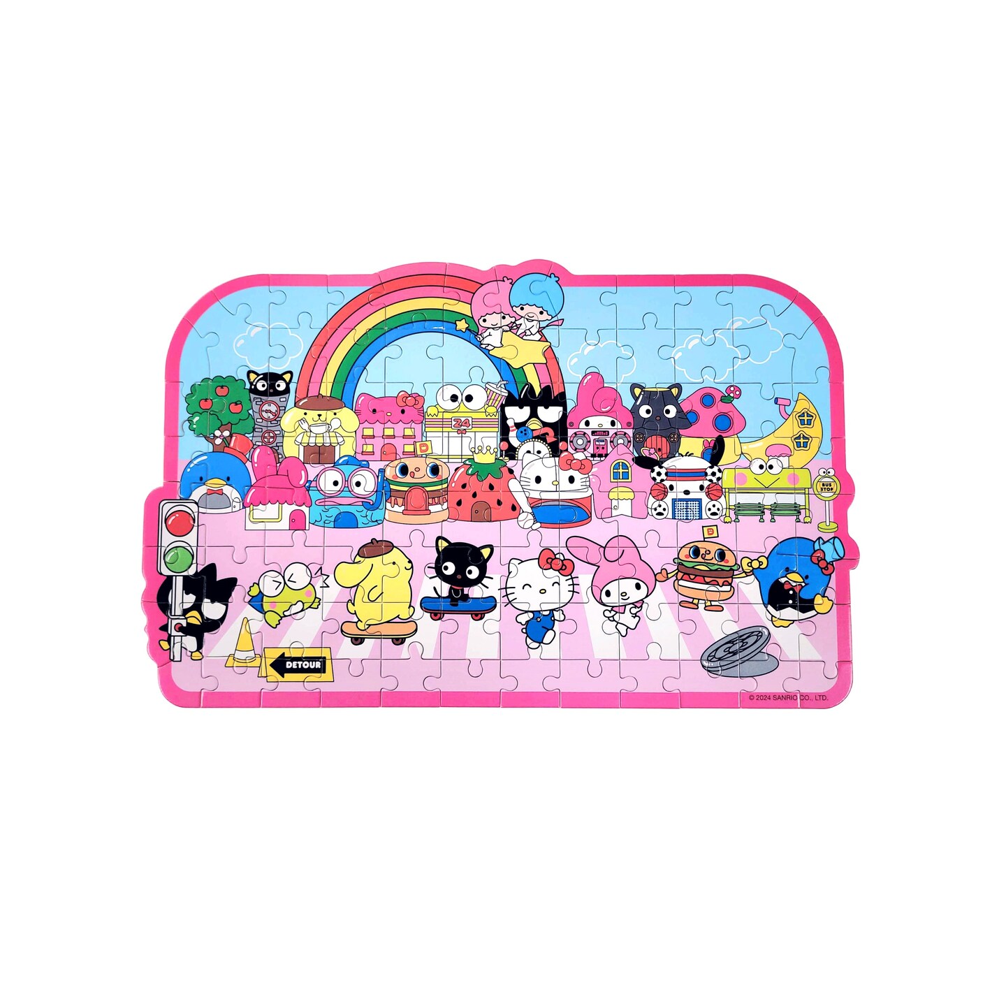Hello Kitty® and Friends Street with Shops | Wooden Jigsaw Puzzle
