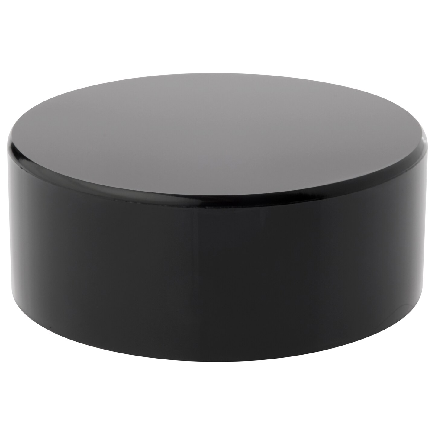 Plymor Black Acrylic Round Cylinder Display Riser, 2&#x22; H x 5&#x22; D