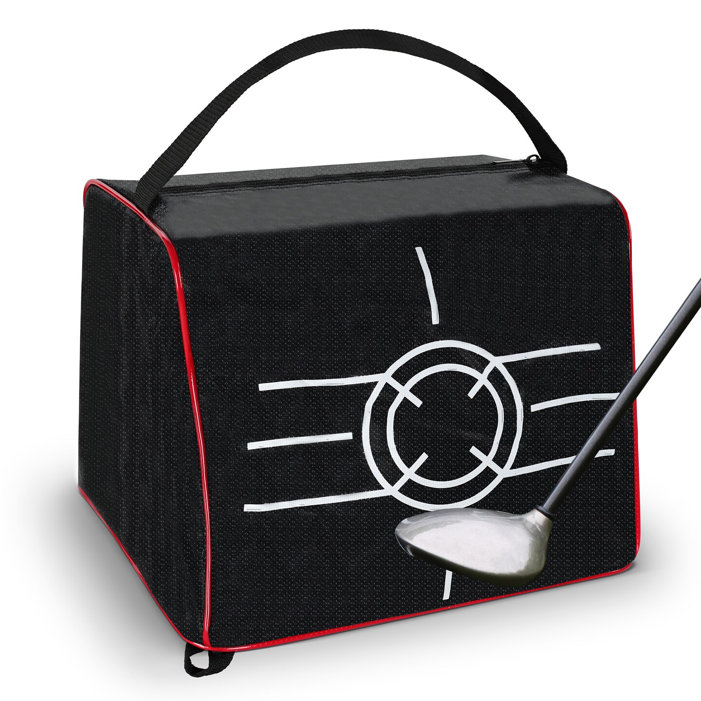 Swing Sports Contact Bag Golf - 15 x 10in Golf Crash Bag with Bullseye Target