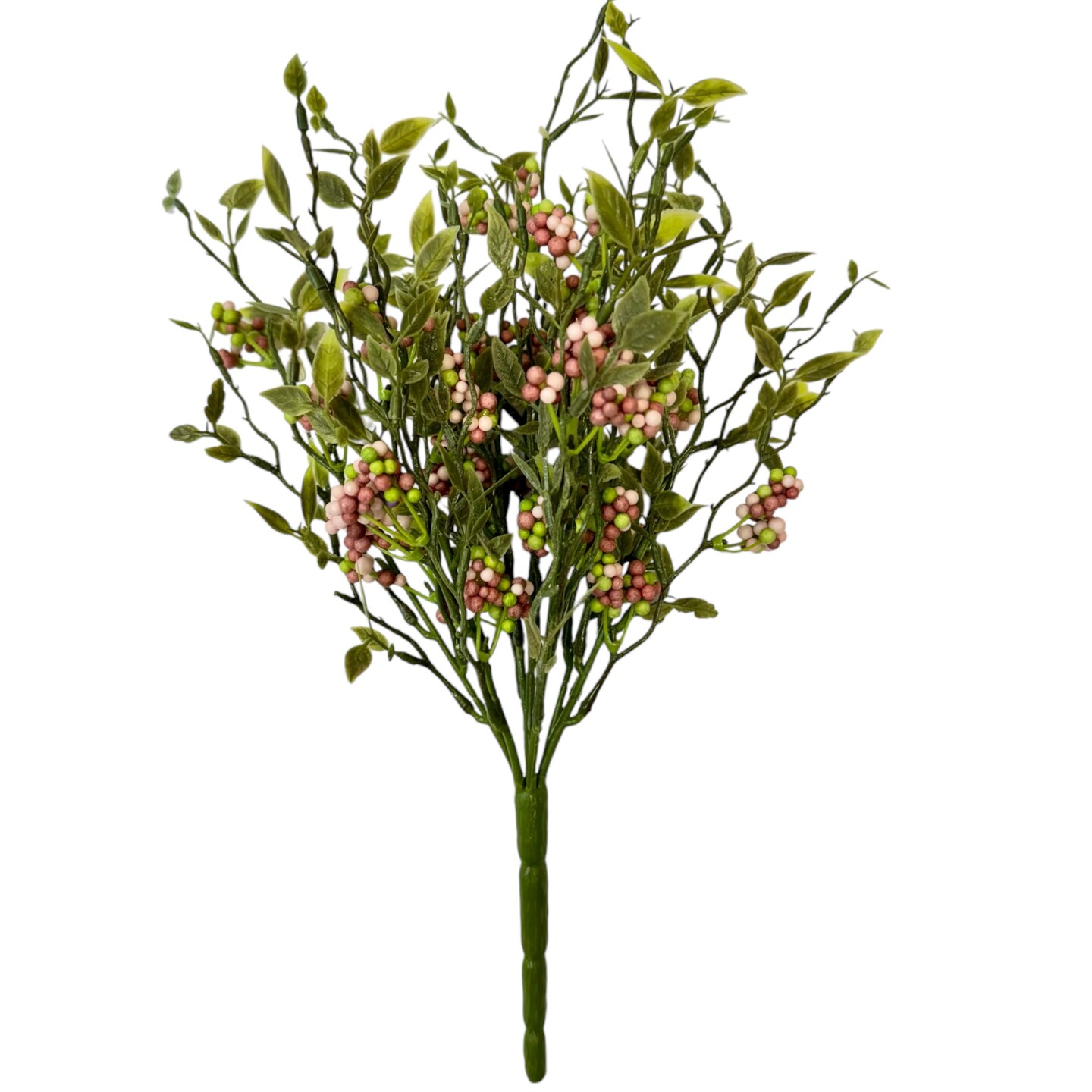 Meadow Berry Spray ( Pink ) 13&#x22; , Set of 4 - Home Floral D&#xE9;cor - Holiday Tree