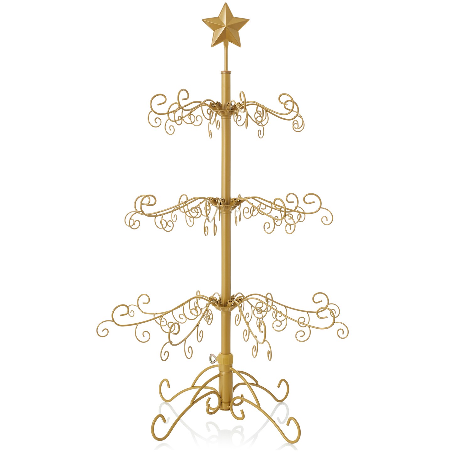 Casafield Ornament Display Stand - Wrought Iron Christmas Tree Ornament Holder