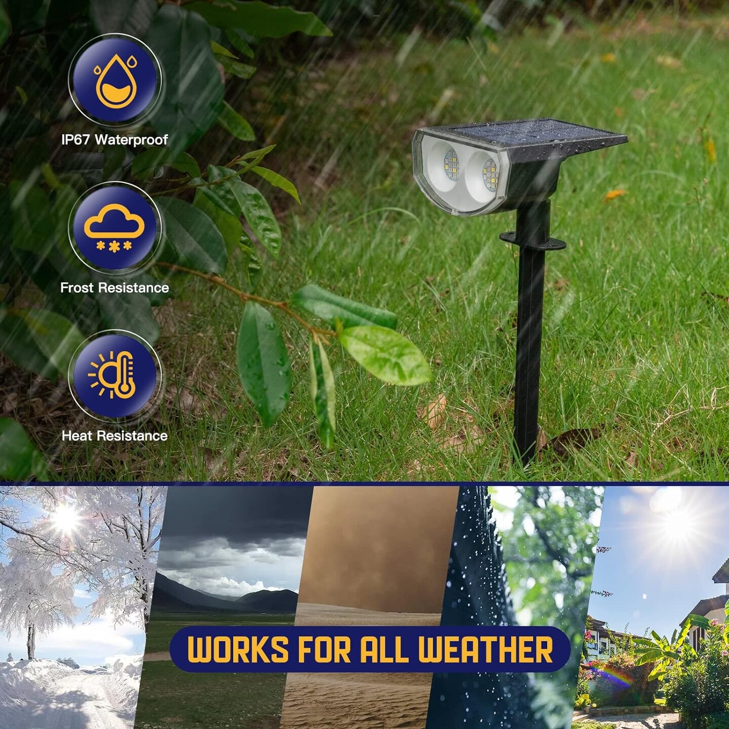 Color Changing Solar Outdoor Lights
