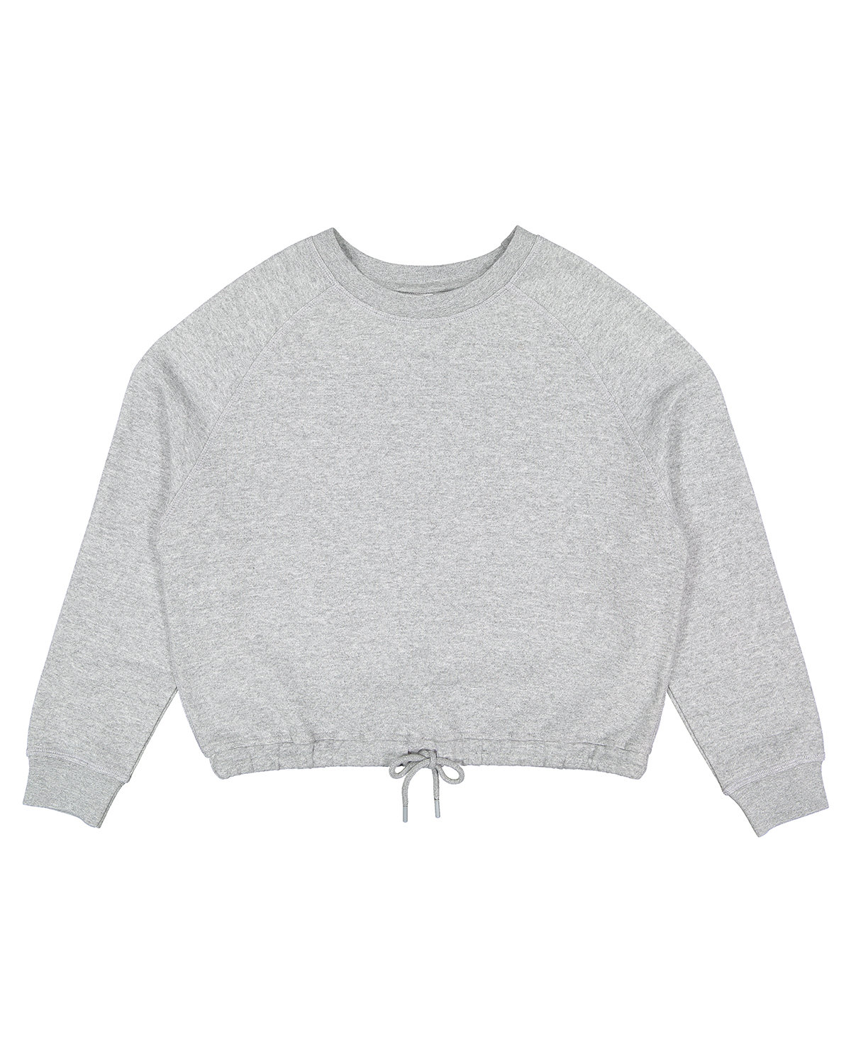 Ladies' Boxy Cropped Fleece Sweatshirt for Casual, Lounge & Trendy Everyday Wear