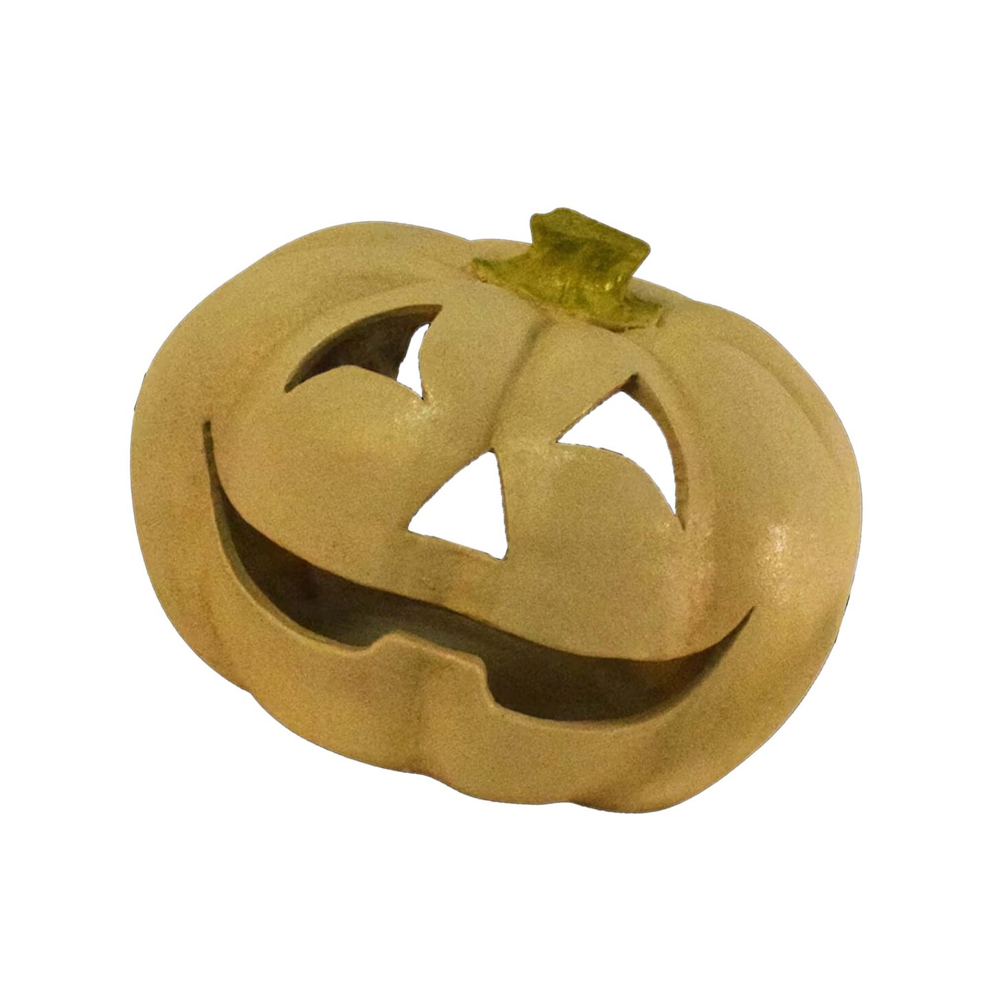 10.5 Inch Tabletop Jack O Lantern Halloween Light Orange Pumpkin Decor