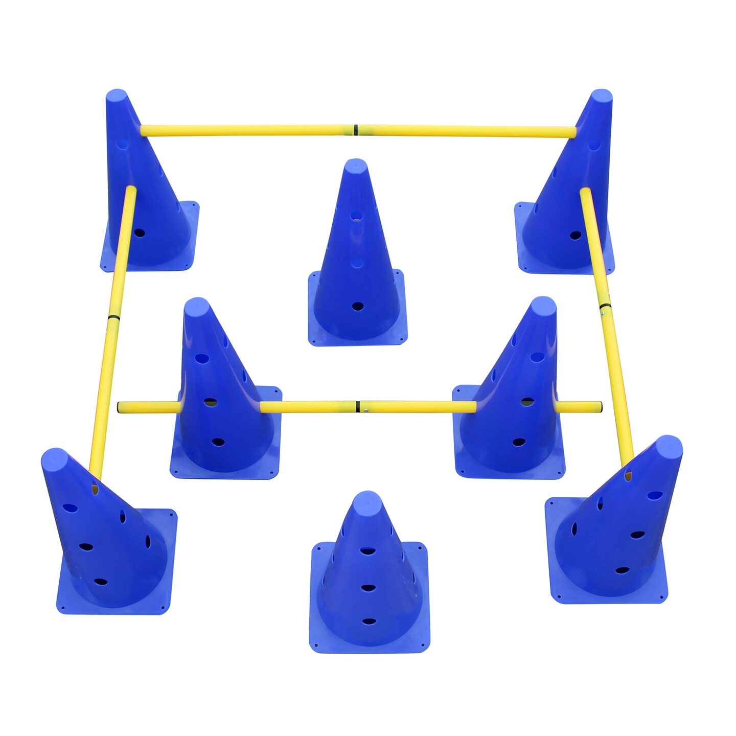 Hurdle Cone Set &#x2013; Training Cones and Agility Poles &#x2013; Agility Ladder