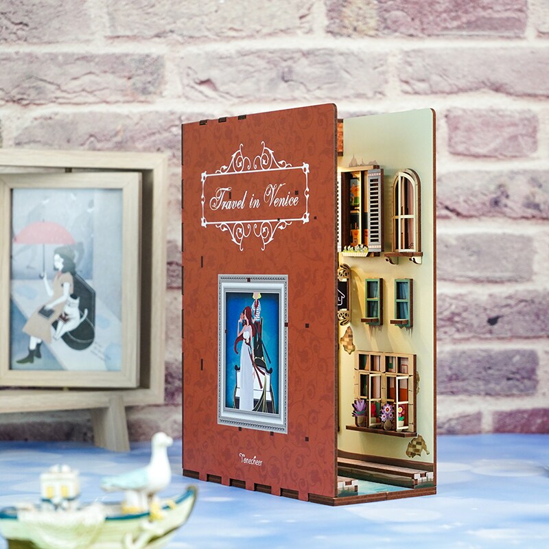 DIY Miniature Book Nook Kit | Travel in Venice