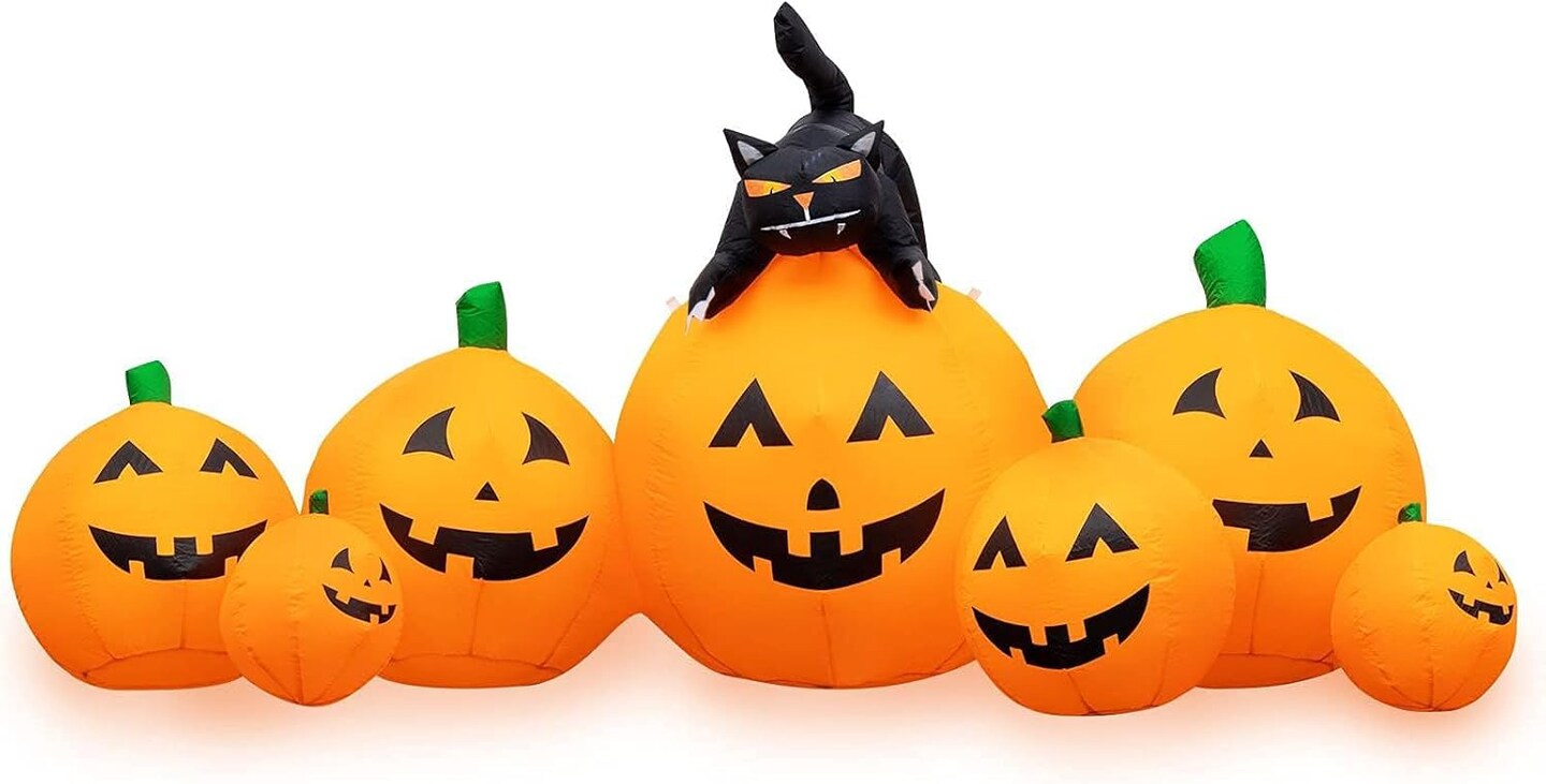 Halloween Inflatables Outdoor Decorations Pumpkin