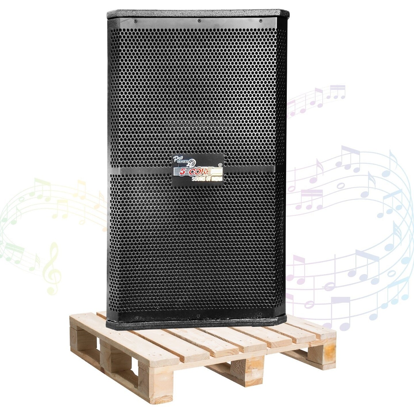 5Core Portable Cabinet Pa Dj Speaker System 15 Inch 2000W Passive 2