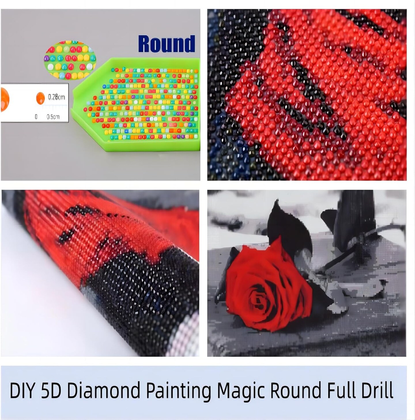 American Native Indian Girl and Wolf DIY 5D Diamond Painting Kits for Adults Round Full Drill Diamond Art Easy for Beginner Gems Cross Stitch Mosaic Craft for Home Decor 14x14inch