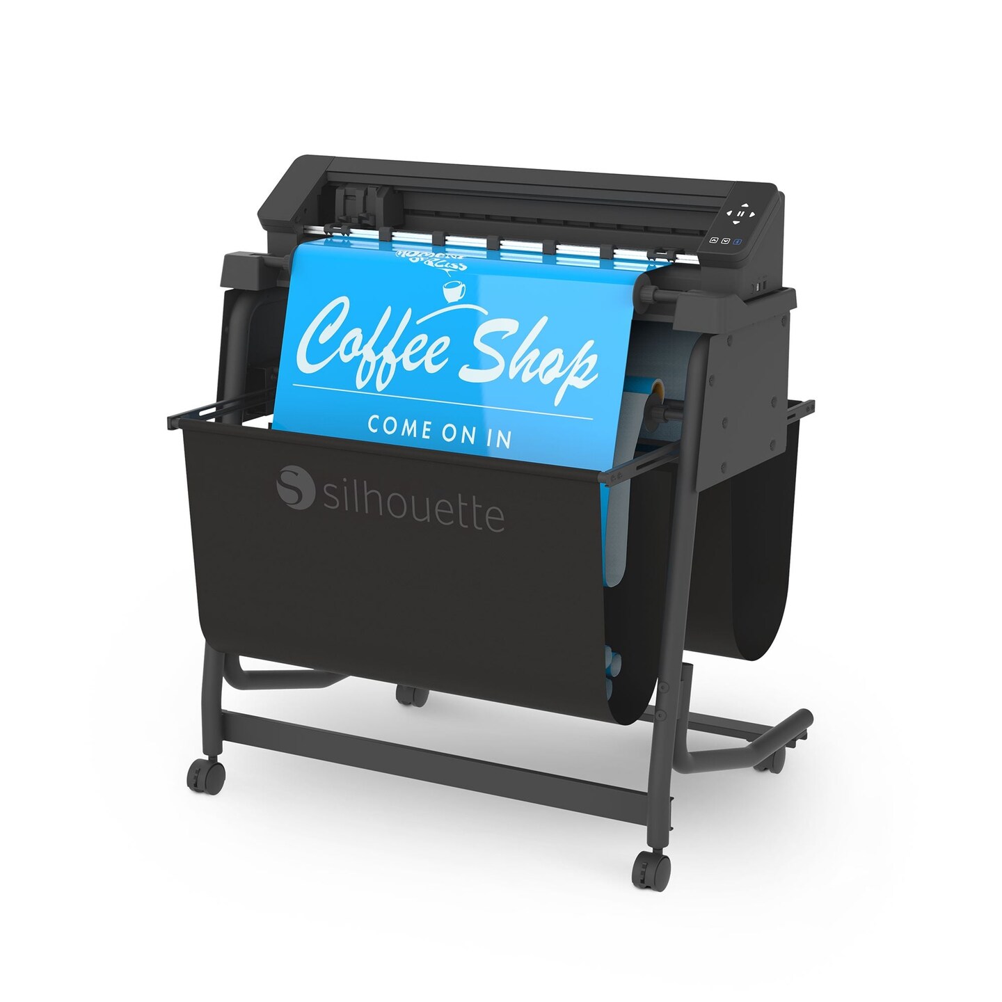 Silhouette Cameo 5 PRO MK-II 24in Vinyl Cutter with Stand &#x26; Catch Baskets
