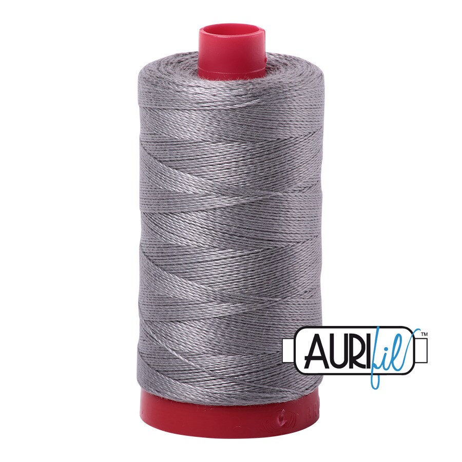 Arctic Ice (2625) | 12wt Large Spool (325M / 356Y) | Aurifil Thread ...