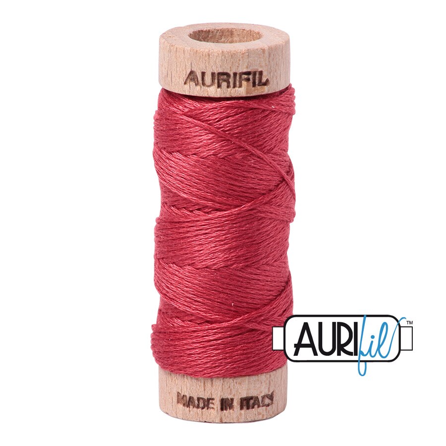Red Peony (2230) | Aurifloss Small Spool (18M / 18Y) | Aurifil Thread