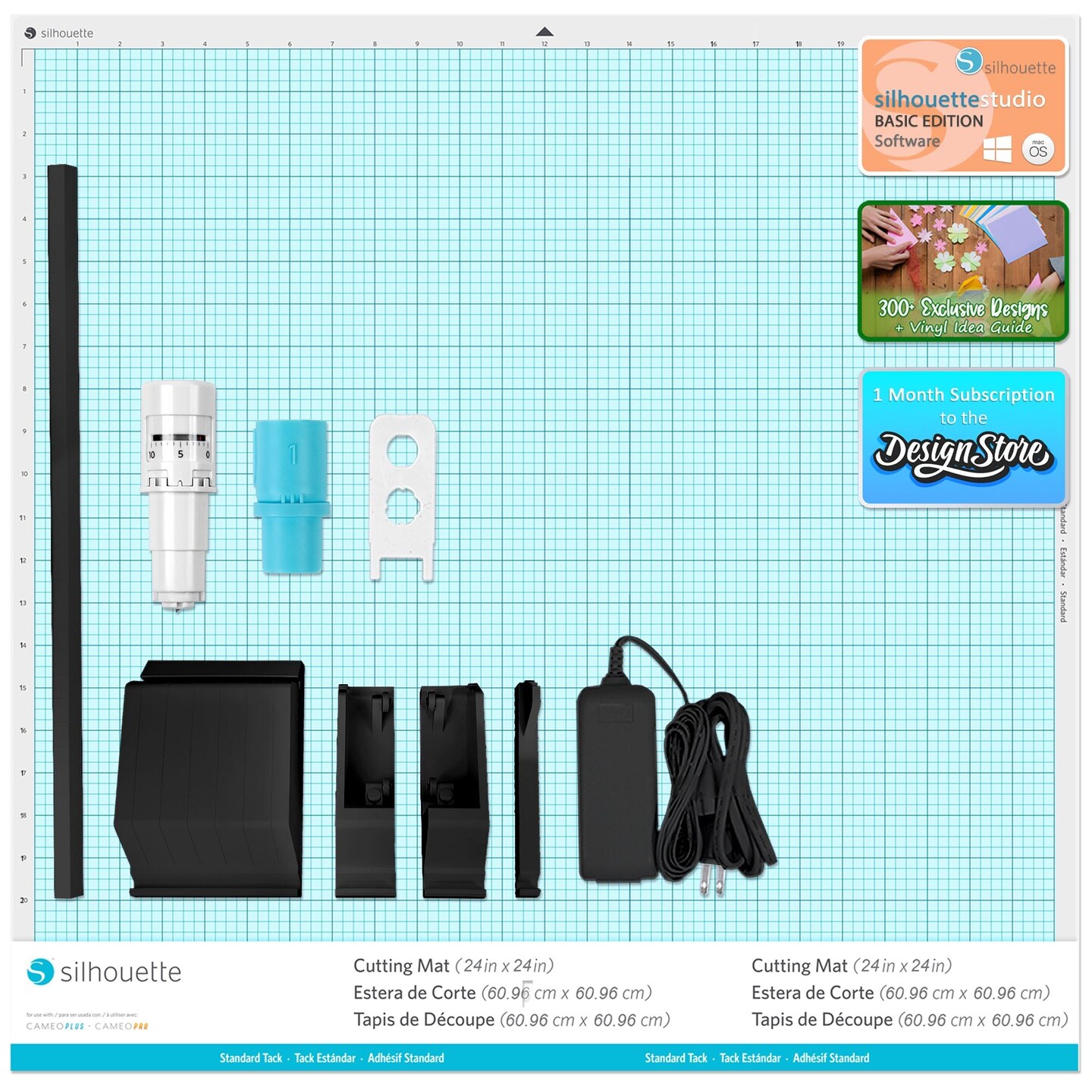 Silhouette Cameo 5 PRO MK-II 24in Vinyl Cutter with Stand &#x26; Catch Baskets