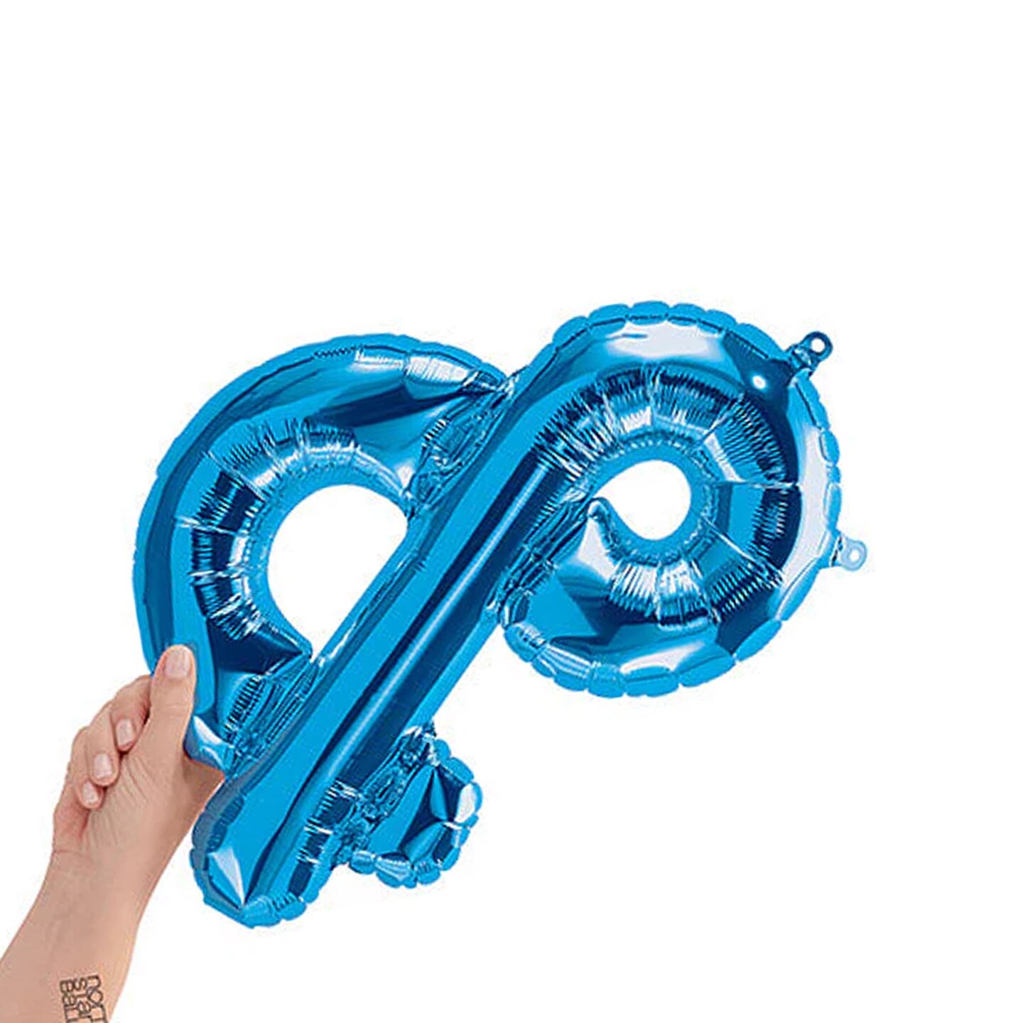 NorthStar Balloons&#xAE; 16 Inch Ampersand Blue Air Fill Only