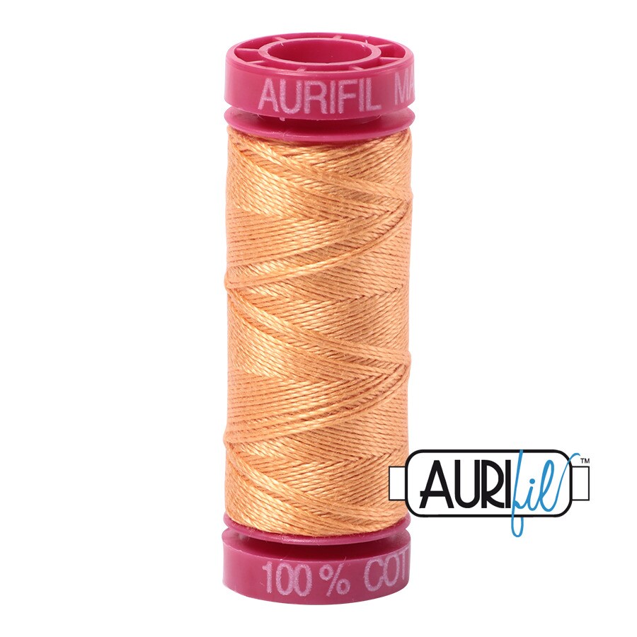 Golden Honey (2214) | 12wt Small Spool (50M / 54Y) | Aurifil Thread