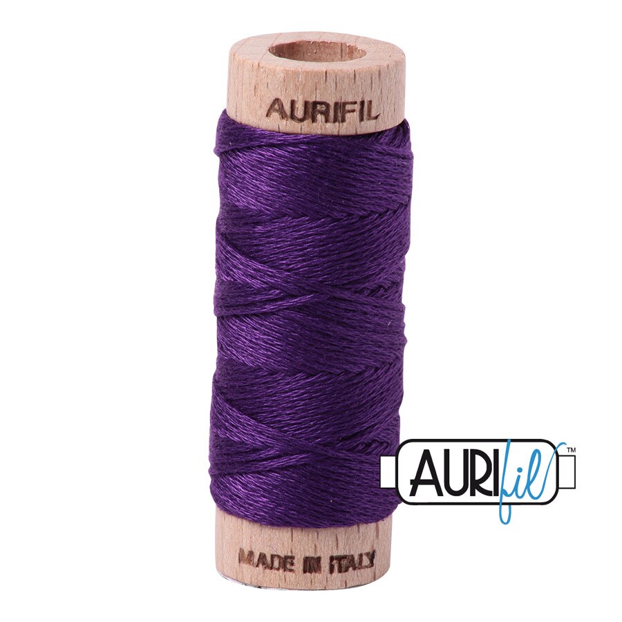 Medium Purple (2545) | Aurifloss Small Spool (18M / 18Y) | Aurifil Thread