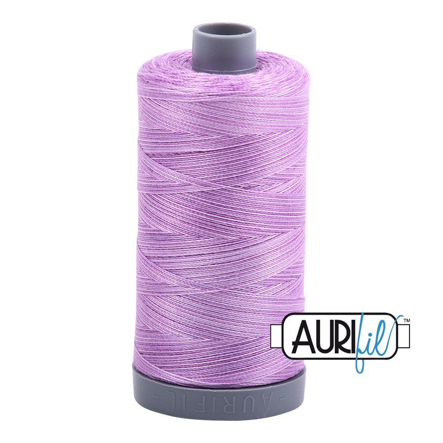 French Lilac - Variegated (3840) | 28wt Large Spool (750M / 820Y) | Aurifil Thread