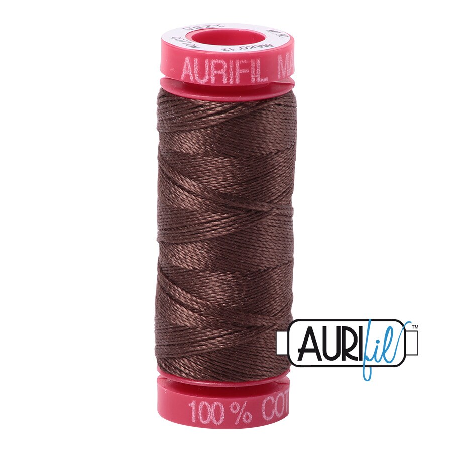 Medium Bark (1285) | 12wt Small Spool (50M / 54Y) | Aurifil Thread