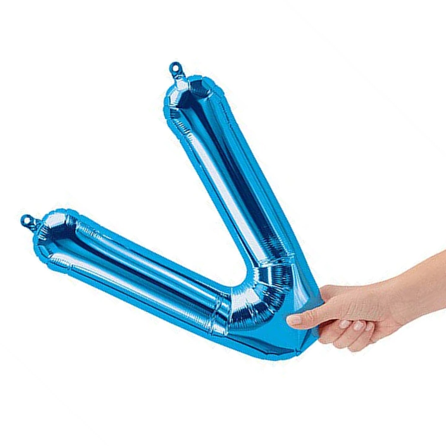 NorthStar Balloons&#xAE; 16 Inch Letter V Blue Air Fill Only