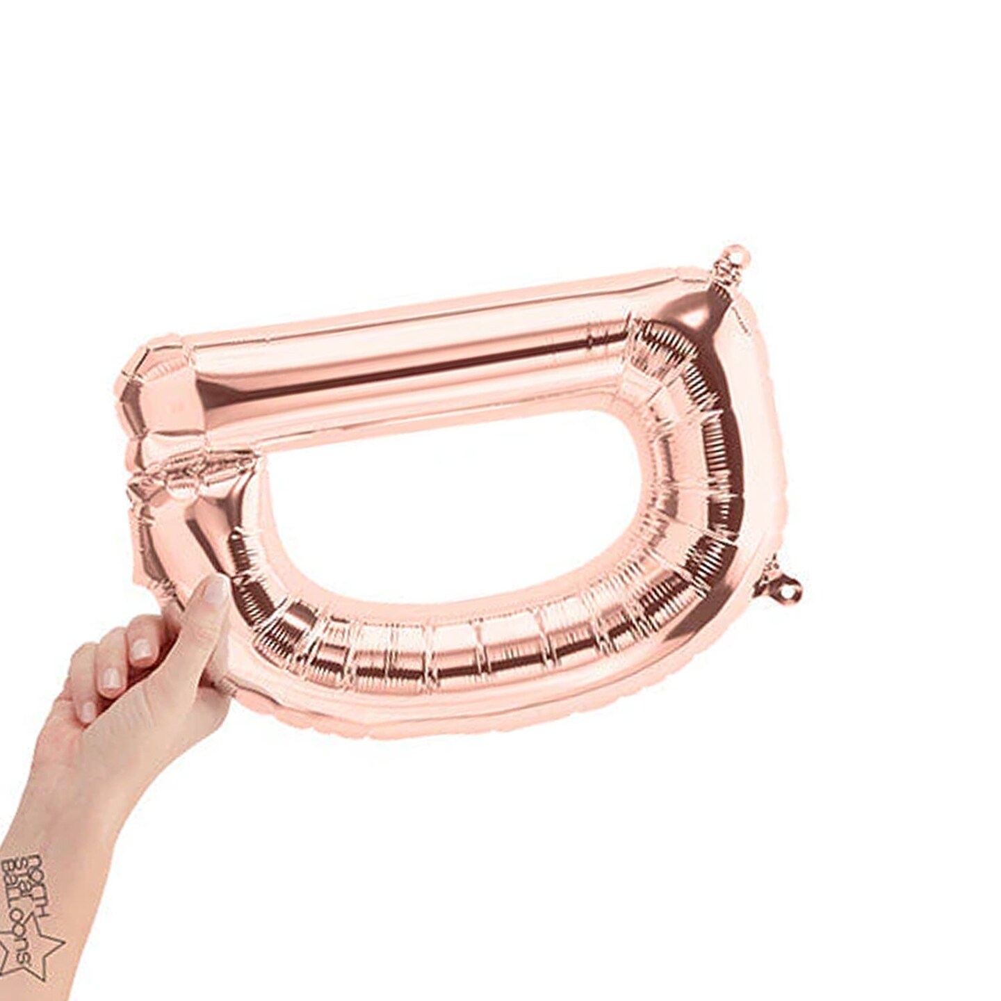 NorthStar Balloons&#xAE; 16 Inch Letter D Rose Gold Air Fill Only
