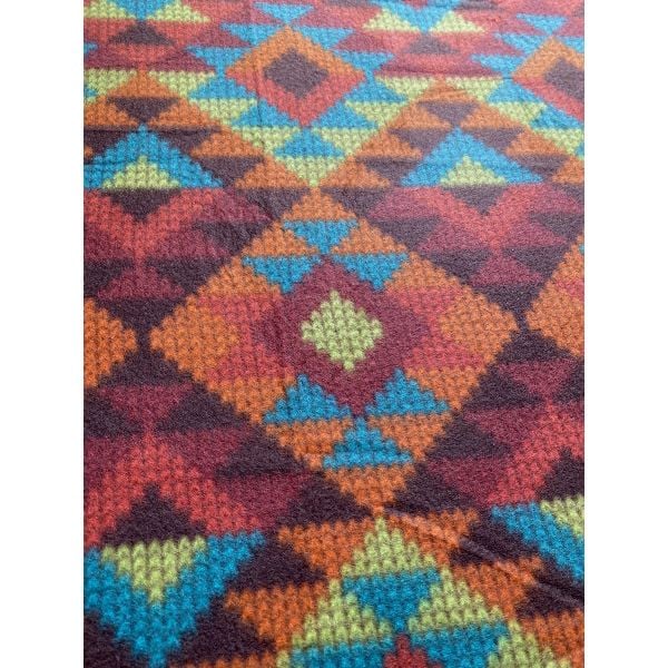 Argyle Pattern Anti-Pill Premium Fleece Fabric | By The Yard